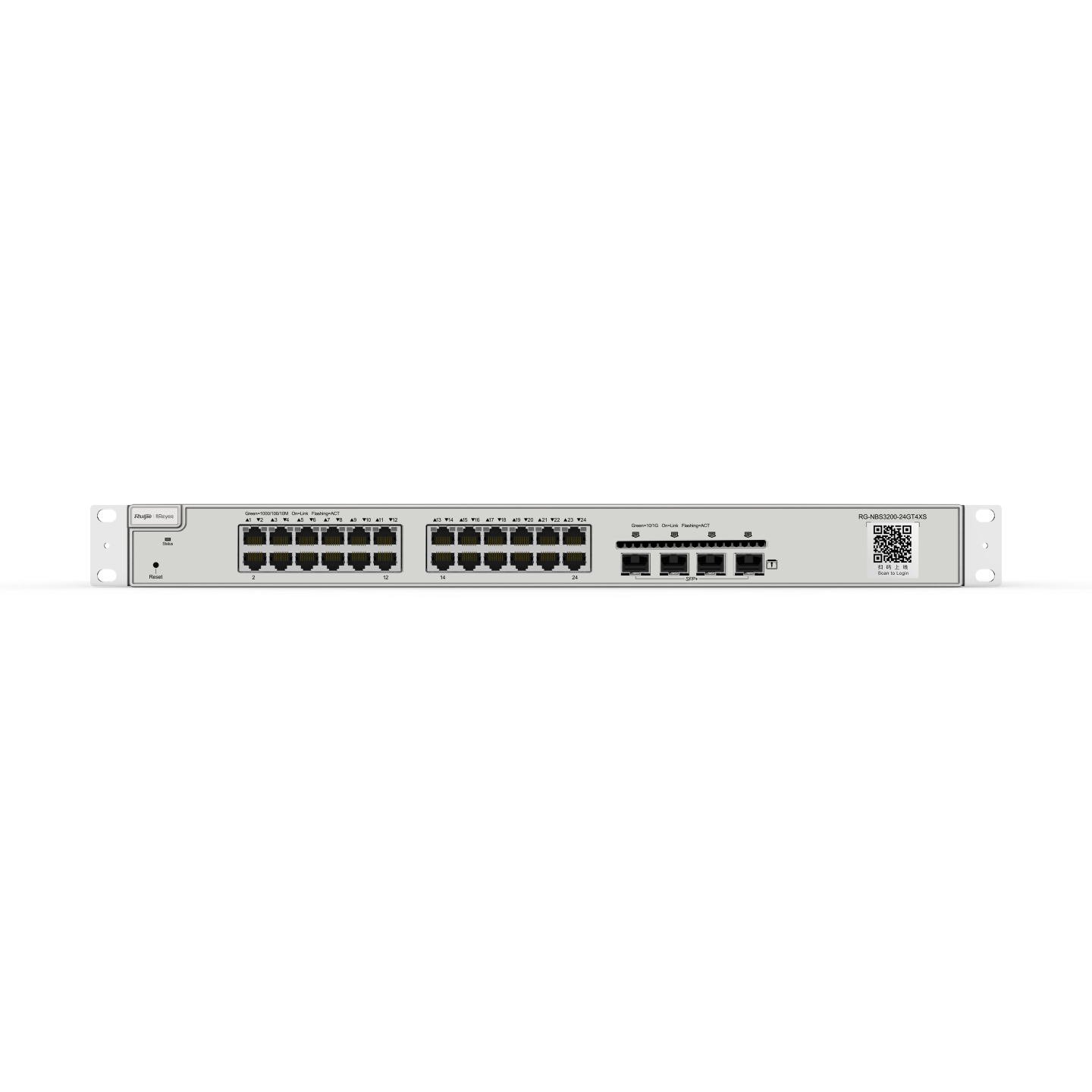 Ruijie Reyee RG-NBS3200-24GT4XS 24-port Gigabit Layer 2 Managed Switch, 4 * 10G Uplinks