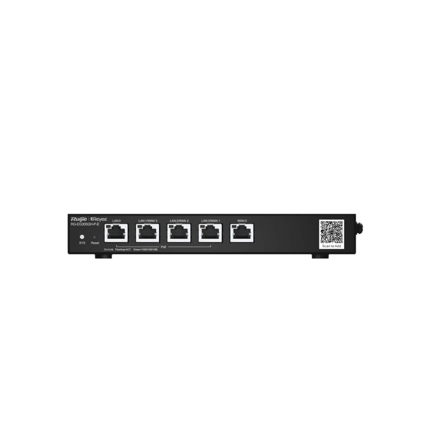 Ruijie Reyee RG-EG305GH-P-E, 5-Port High Performance Cloud Managed PoE Office Router