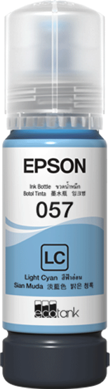 Epson 057 Light Cyan Original Ink Refill Bottle 70ml For L8050/L18050 (C13T09D500)