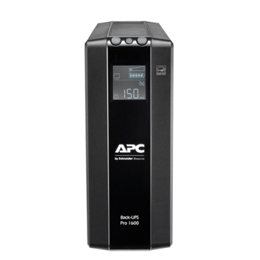 APC Back-UPS Pro, 1600VA/960W, Tower, 230V, 8x IEC C13 outlets, AVR, LCD, User Replaceable Battery (BR1600MI)