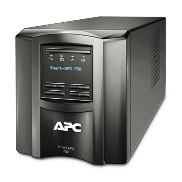 APC Smart-UPS, Line Interactive, 750VA, Tower, 230V, 6x IEC C13 outlets, SmartConnect Port+SmartSlot, AVR, LCD (SMT750IC)
