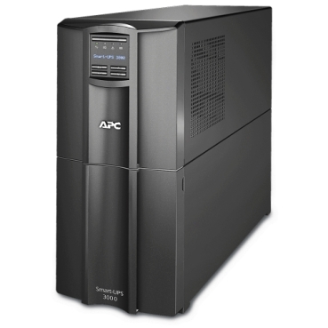 APC Smart-UPS, Line Interactive, 3kVA, Tower, 230V, 8x IEC C13+1x IEC C19 outlets, SmartSlot, AVR, LCD (SMT3000I)