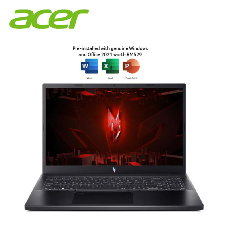 Acer Nitro V 15 ANV15-51-584P 15.6" FHD 144Hz Laptop ( I5-13420H, 8GB, 512GB SSD, RTX2050 4GB, W11, HS )