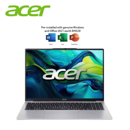 Acer Aspire Lite 16 AL16-52P-59PP 16" WUXGA Laptop Steel Grey ( i5-1334U, 16GB, 512GB SSD, Intel, W11, HS+M365 )