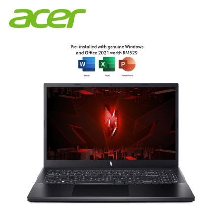 Acer Nitro V 15 ANV15-51-51XJ 15.6" FHD 165Hz Laptop ( i5-13420H, 16GB, 512GB SSD, RTX4050 6GB, W11, HS+M365 )