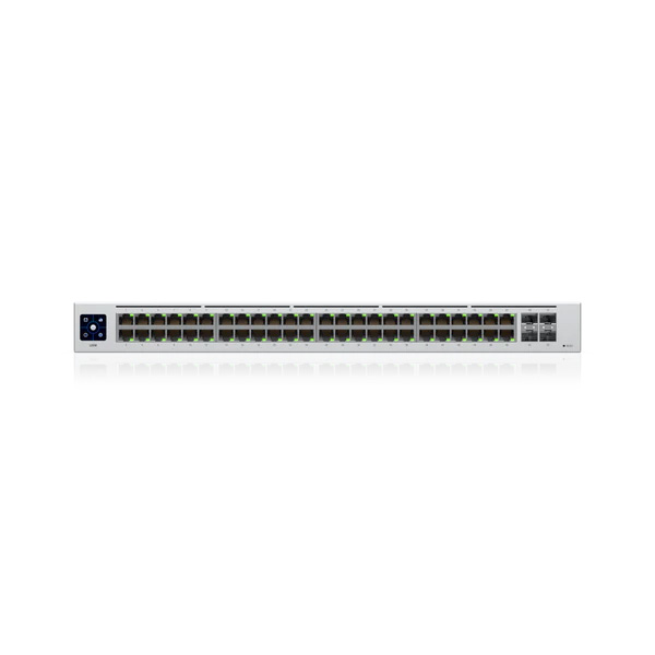 Ubiquiti USW-48 Layer 2 switch with (48) GbE RJ45 ports and (4) 1G SFP ports