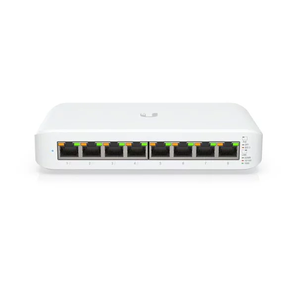 Ubiquiti USW-Lite-8-PoE Switch Lite with 8-Port POE 802.3at PoE+ 8 Port UBNT Network USW