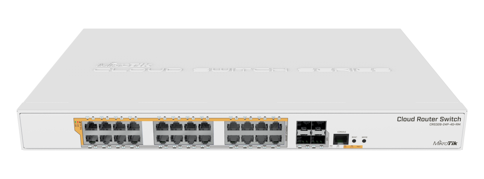 MikroTik CRS328-24P-4S+RM | Switch | 24x RJ45 1000Mb/s, 4x SFP+