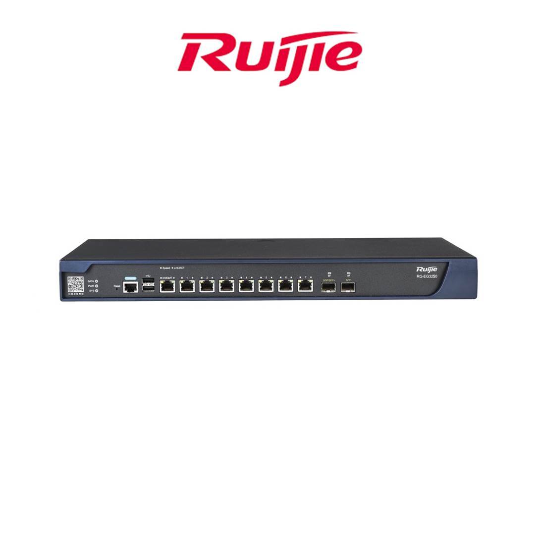 RUIJIE RG-EG3230 CLOUD All-IN-ONE UNIFIED SECURITY GATEWAY, 8 GE PORTS (UPTO 6 WAN), 1SFP, 1SFP+ PORTS)