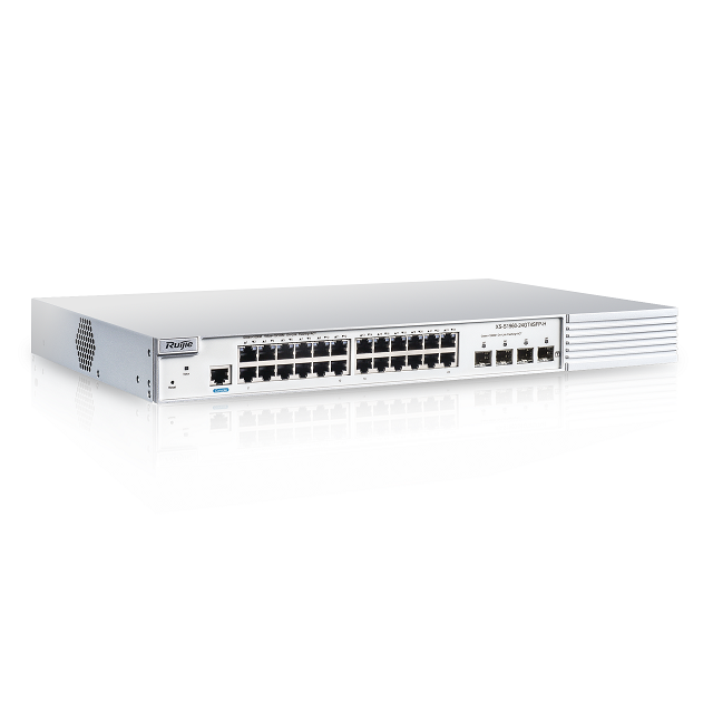 RUIJIE XS-S1960-24GT4SFP-H CLOUD MANAGED SWITCH, 24 GE PORT, 4 GE SFP (NON COMBO)