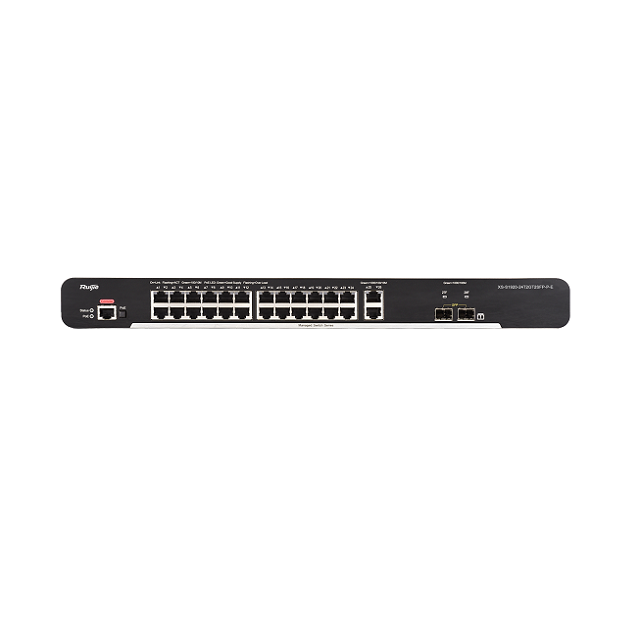 RUIJIE XS-S1920-26GT2SFP-LP-E CLOUD MANAGED SWITCH, 26 GE PORT, 2 GE SFP (NON COMBO) , 24 POE PORT