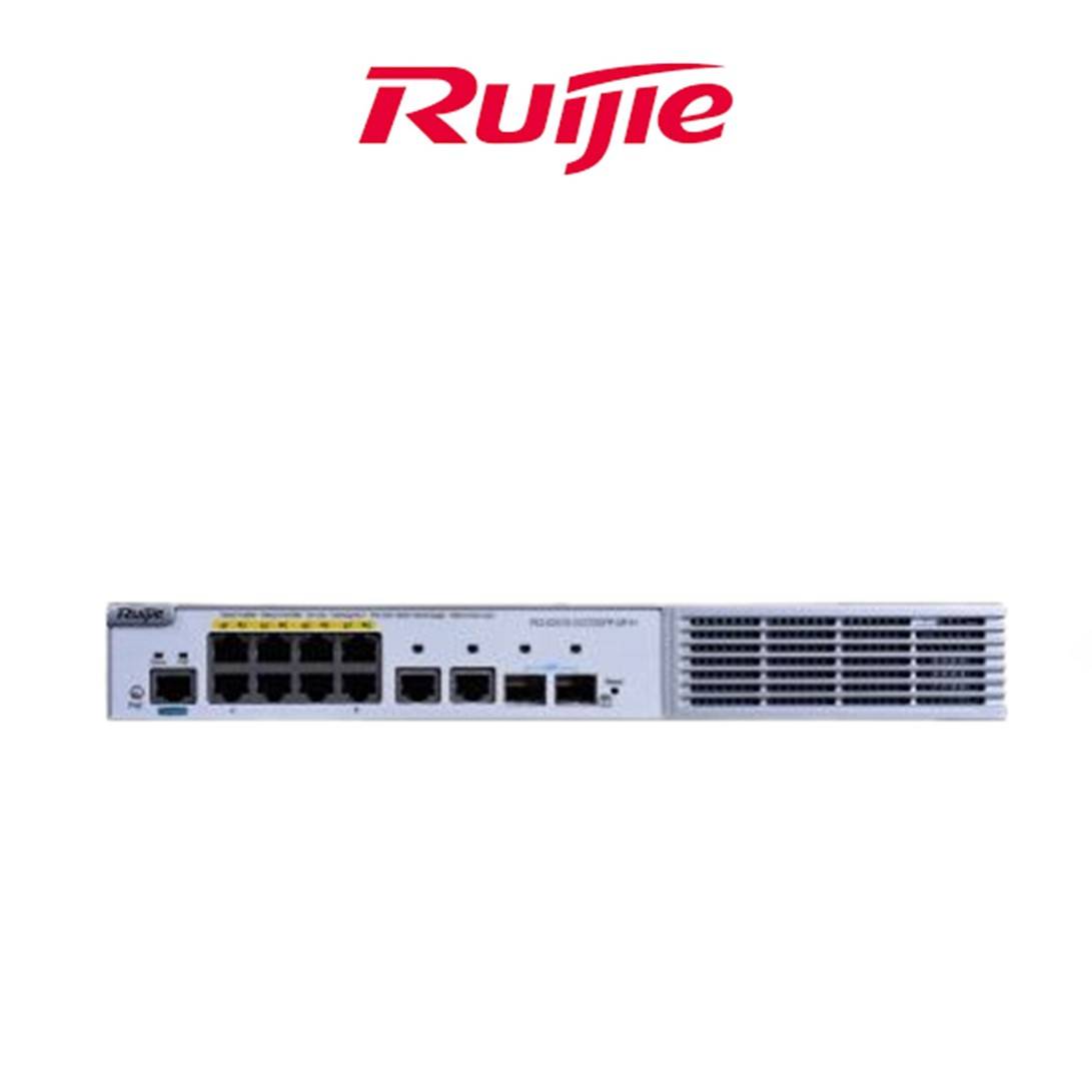 RUIJIE RG-S2910-10GT2SFP-P-E ENT MANAGED POE+ SWITCH, 10 GE PORT, 2 SFP (NON COMBO) 8 POE PORT