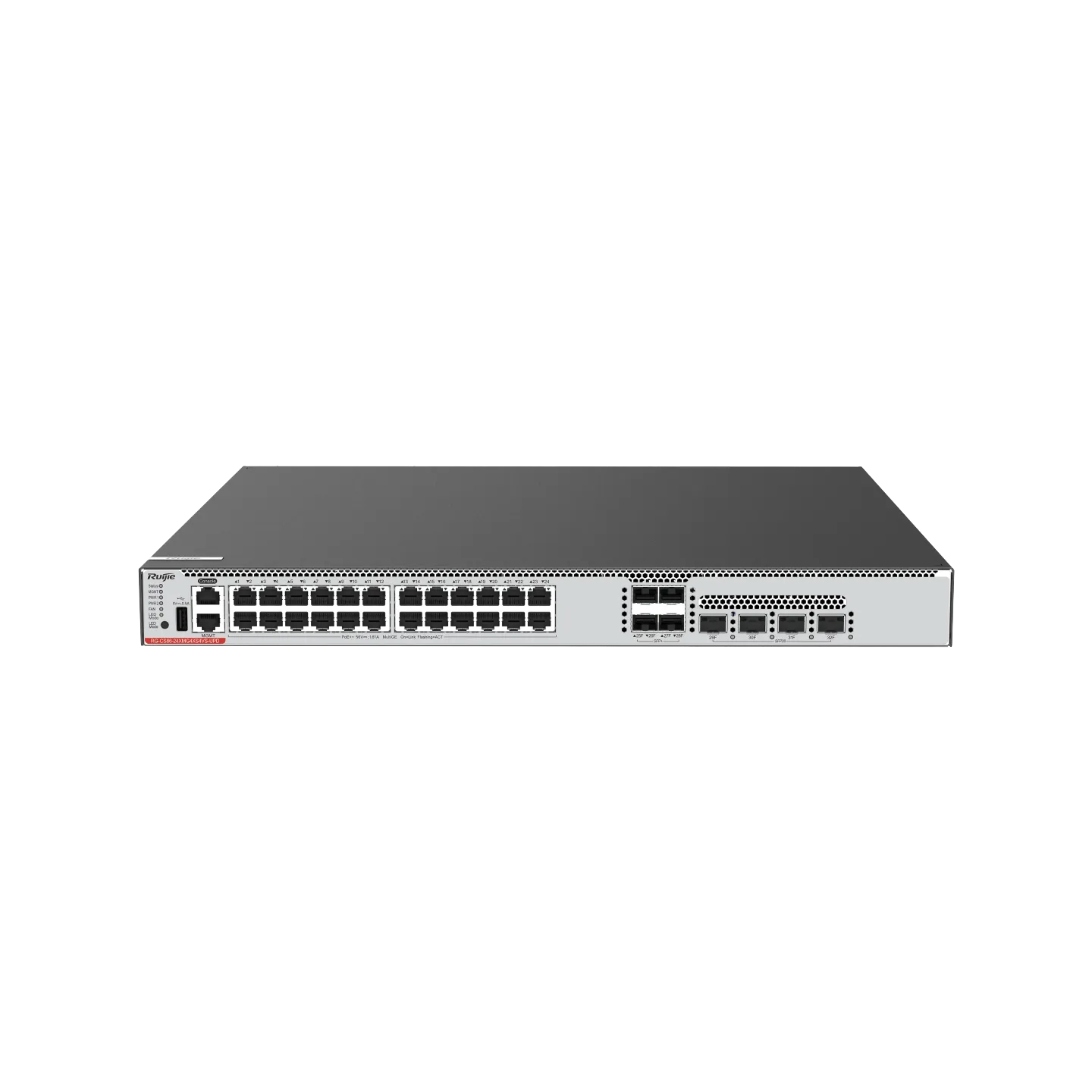 RUIJIE RG-CS86-24XMG4XS4VS-UPD: 24-Port Ruijie Cloud-Managed Multi-GE Switch, Full 1/2.5/5/10GE Access with PoE++