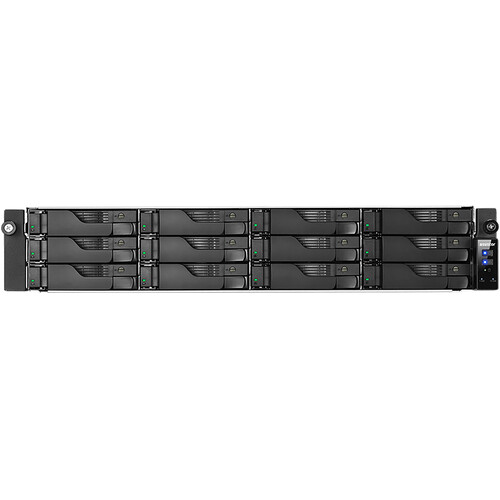 ASUSTOR AS6512RD NAS SERVER (12-BAY, 8GB EMMC, INTEL ATOM C3538, 1U RACK)