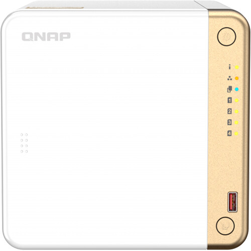 QNAP TS-462 (4-Bay desktop NAS, Intel Celeron N4505 dual-core, 2GB DDR4 SODIMM RAM)