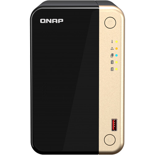 QNAP TS-264-8G NAS (2 BAY, INTEL CELERON N5095 4-CORE 2.9GHZ, 8GB DDR4 RAM, 64-BIT)